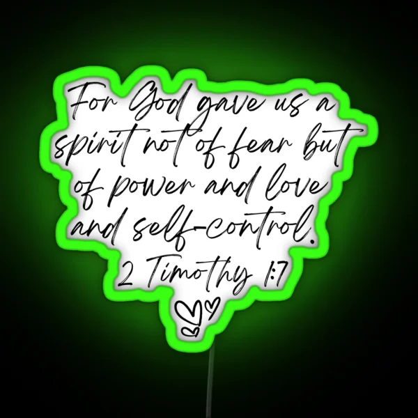 Power And Love RGB Neon Sign