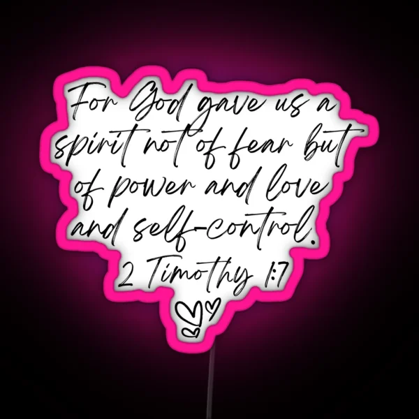Power And Love RGB Neon Sign
