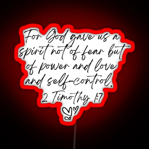 Power And Love RGB Neon Sign
