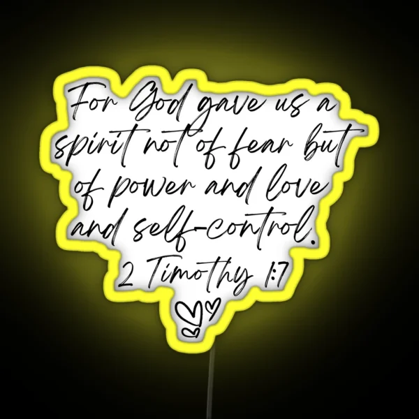Power And Love RGB Neon Sign