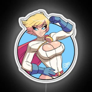 Power Girl RGB Neon Sign