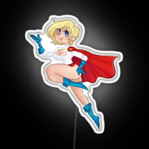 Power Girl RGB Neon Sign