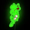 Add vibrant superhero style with Power Girl RGB neon lighting.
