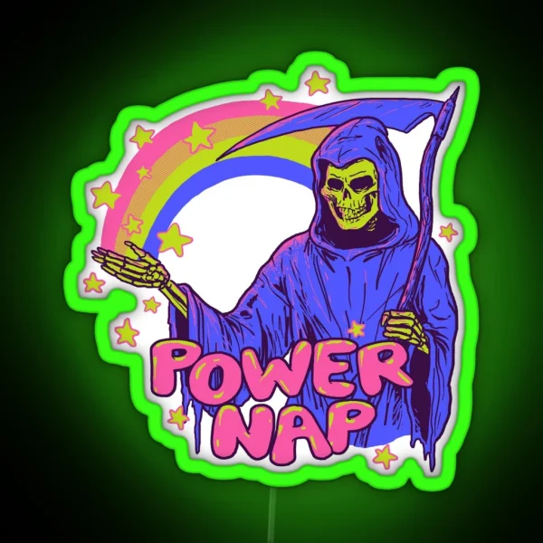 Power Nap RGB Neon Sign