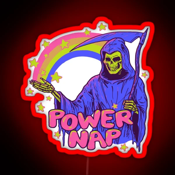 Power Nap RGB Neon Sign