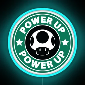 POWER UP RGB Neon Sign