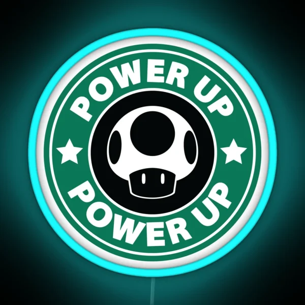 POWER UP RGB Neon Sign