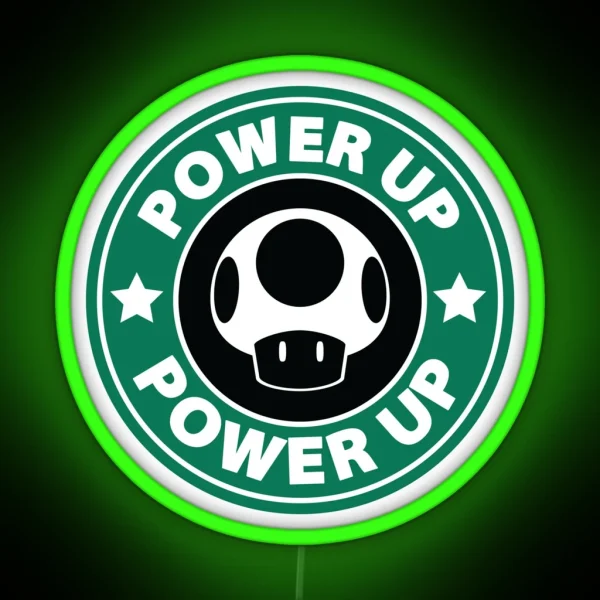 POWER UP RGB Neon Sign