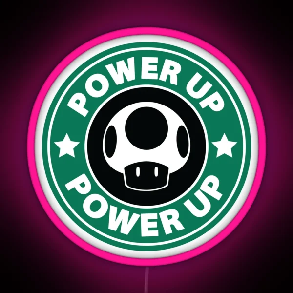 POWER UP RGB Neon Sign