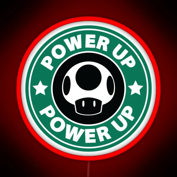 POWER UP RGB Neon Sign