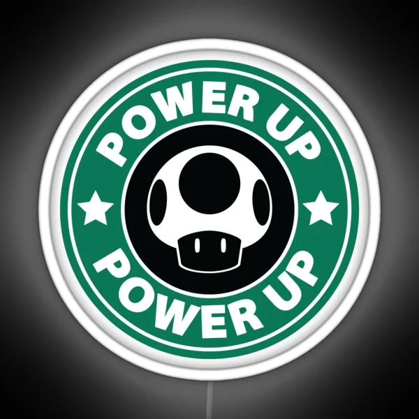 POWER UP RGB Neon Sign