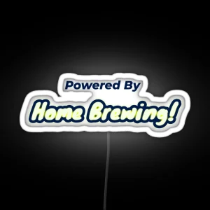 Powered By Home Brewing RGB Neon Sign