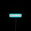 Eye-catching powered RGB neon sign with customizable color options available