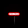 Electric illuminated glow with customizable color powered rgb neon signage.