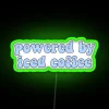 Color-Changing RGB Neon Sign with Customizable Text and Artistic Accents