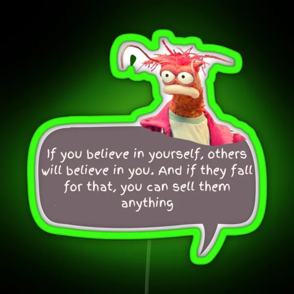 Prawn Led Perfect For Meme Lovers And Muppet Fans RGB Neon Sign