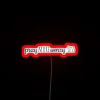 Encouraging Faith and Inner Peace with Vibrant Neon Lighting Design