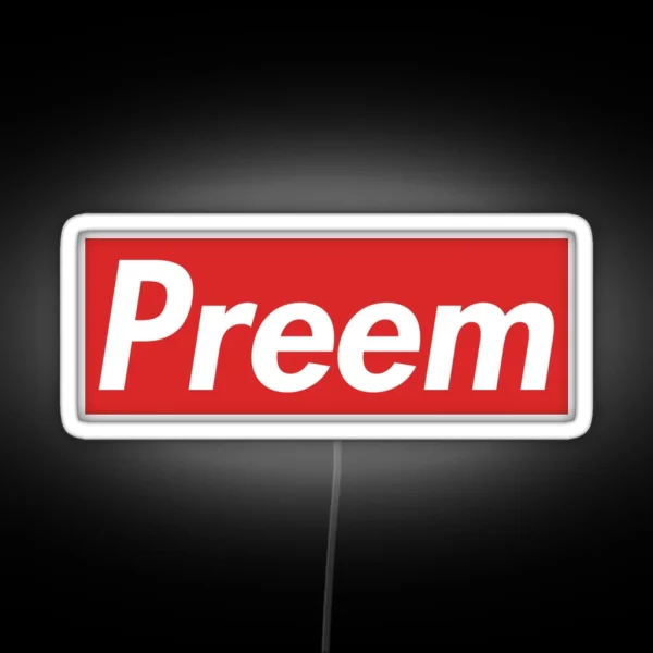 Preem RGB Neon Sign