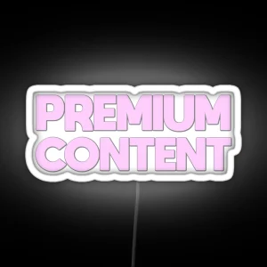 Premium Content The Morning Toast RGB Neon Sign