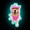 Add a fun preppy dog inspired glow to your space