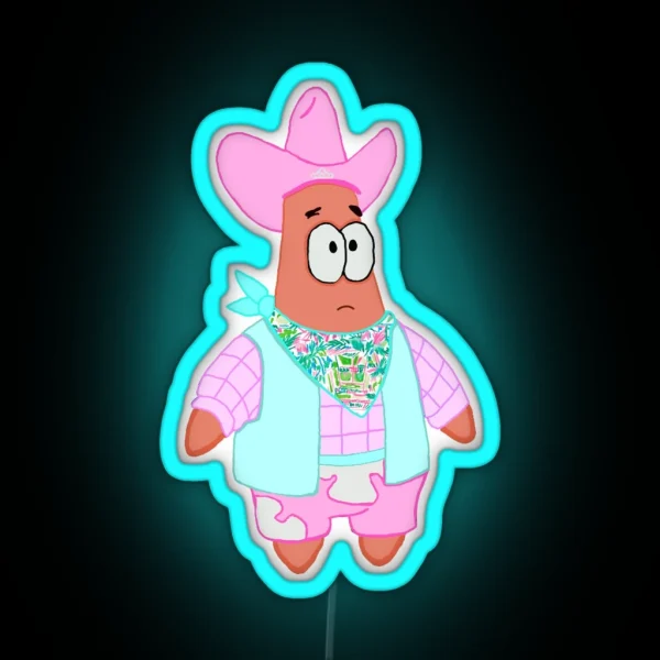 PREPPY PATRICK RGB Neon Sign
