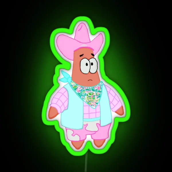 PREPPY PATRICK RGB Neon Sign