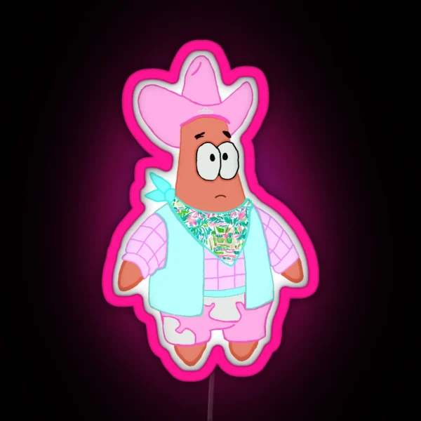 PREPPY PATRICK RGB Neon Sign