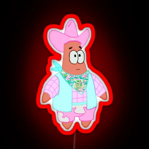 PREPPY PATRICK RGB Neon Sign