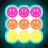 Modern Preppy Smile Face Decor with Vibrant RGB Neon Accents