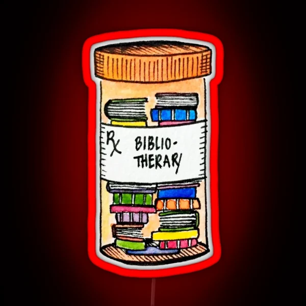 Prescription For Books RGB Neon Sign