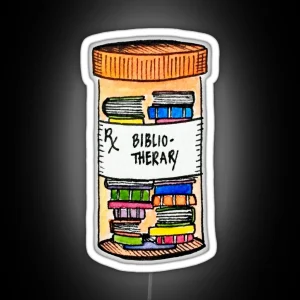 Prescription For Books RGB Neon Sign