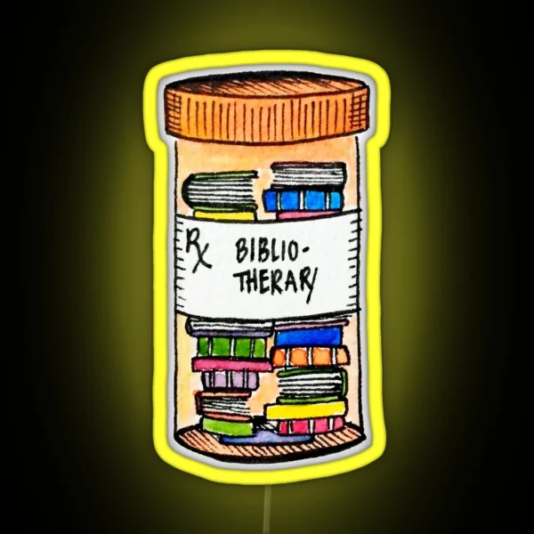 Prescription For Books RGB Neon Sign