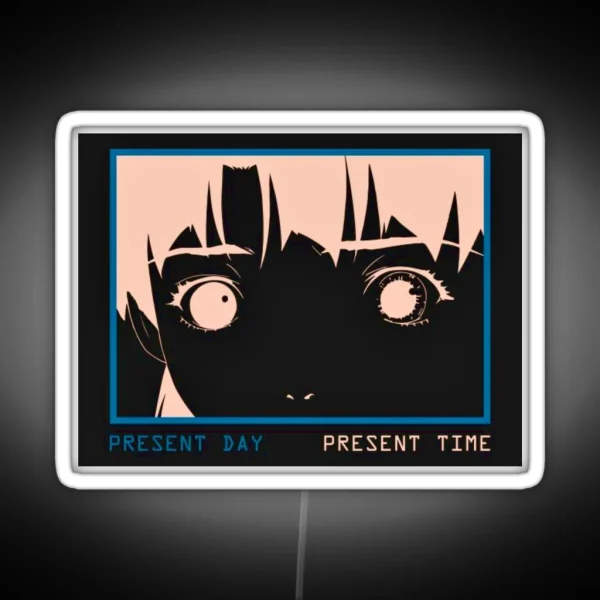 PRESENT DAY PRESENT TIME Serial Experiments RGB Neon Sign