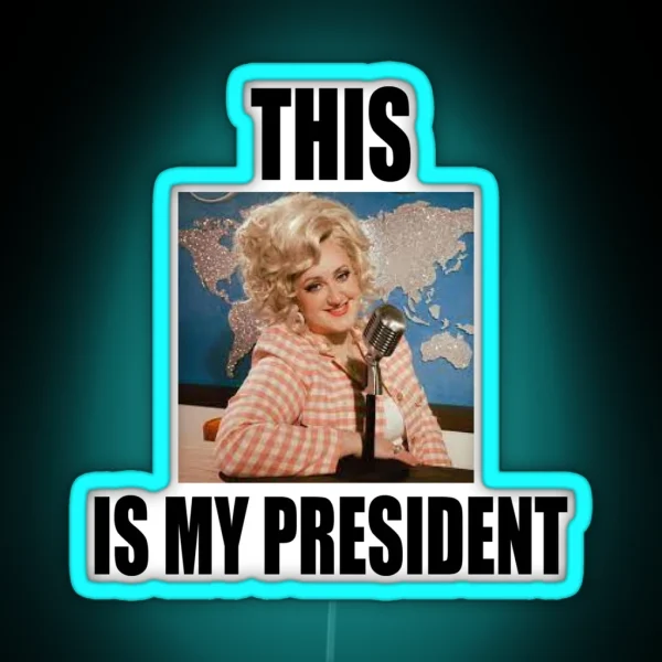 President Brittany Broski RGB Neon Sign