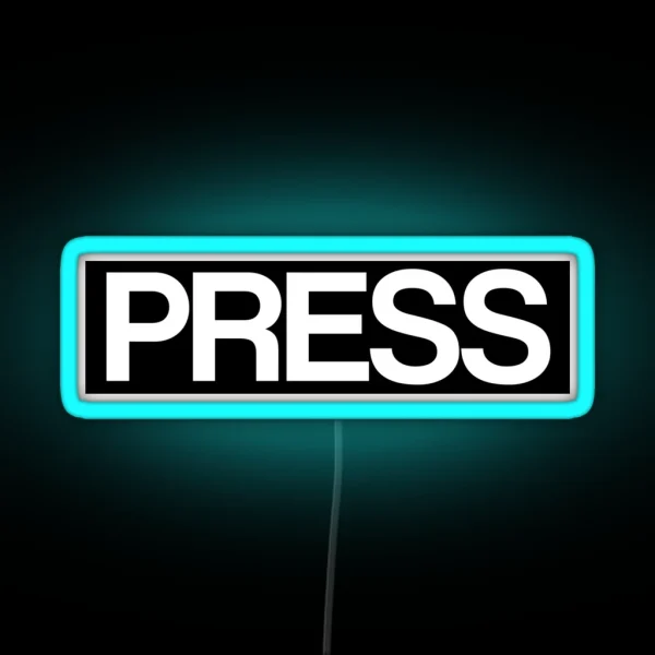PRESS RGB Neon Sign