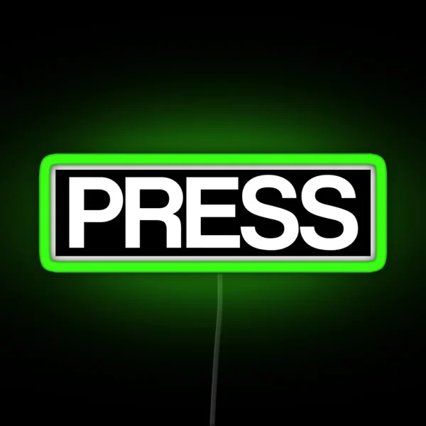 PRESS RGB Neon Sign