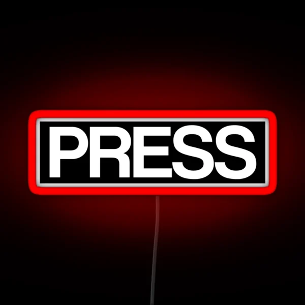 PRESS RGB Neon Sign