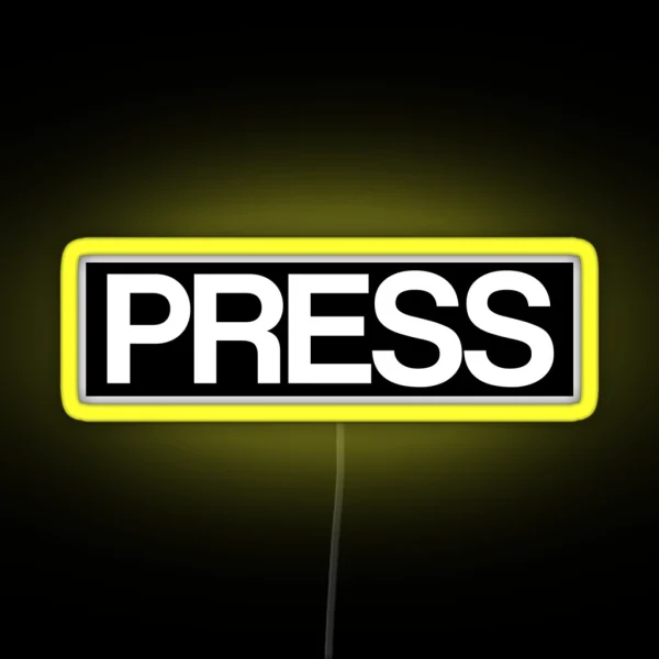 PRESS RGB Neon Sign