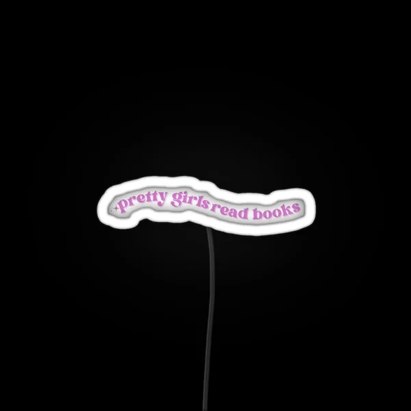 Pretty Girls Read Books RGB Neon Sign