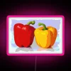 Vibrant RGB color changing art display wall decoration poster light