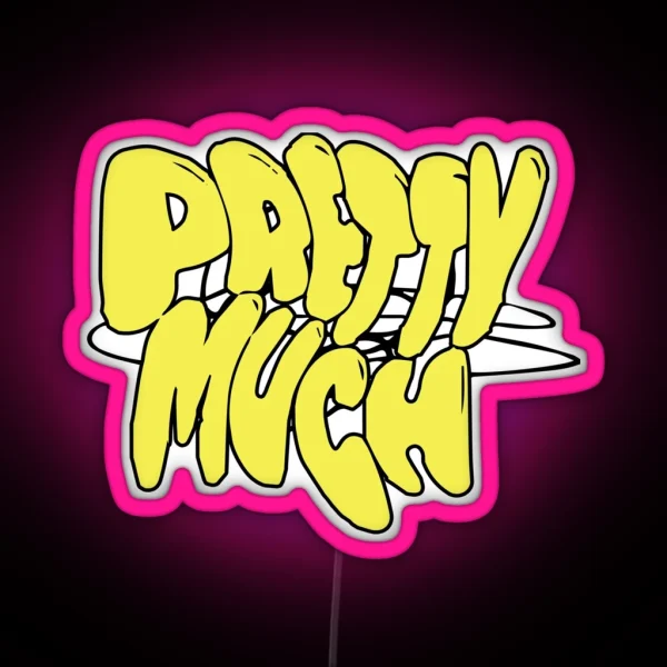 PRETTYMUCH BUBBLEGUM RGB Neon Sign