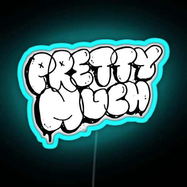PRETTYMUCH GRAFFITI RGB Neon Sign