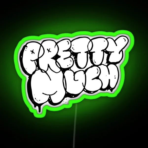 PRETTYMUCH GRAFFITI RGB Neon Sign