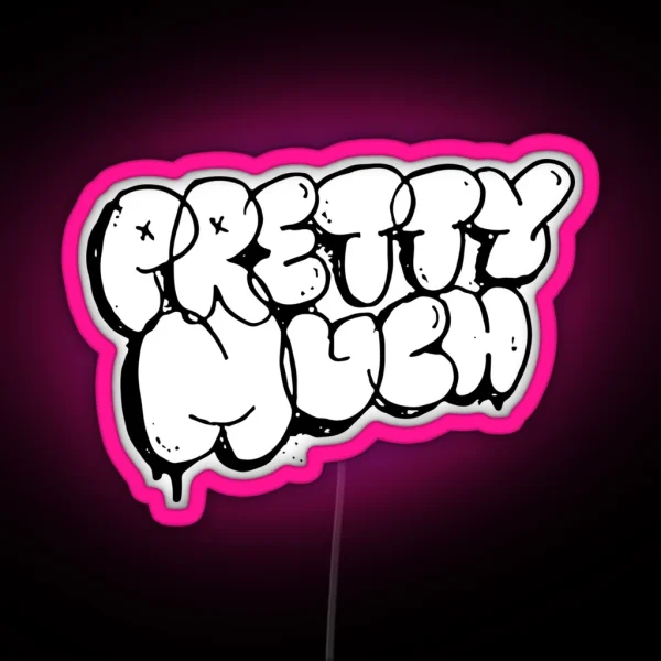 PRETTYMUCH GRAFFITI RGB Neon Sign