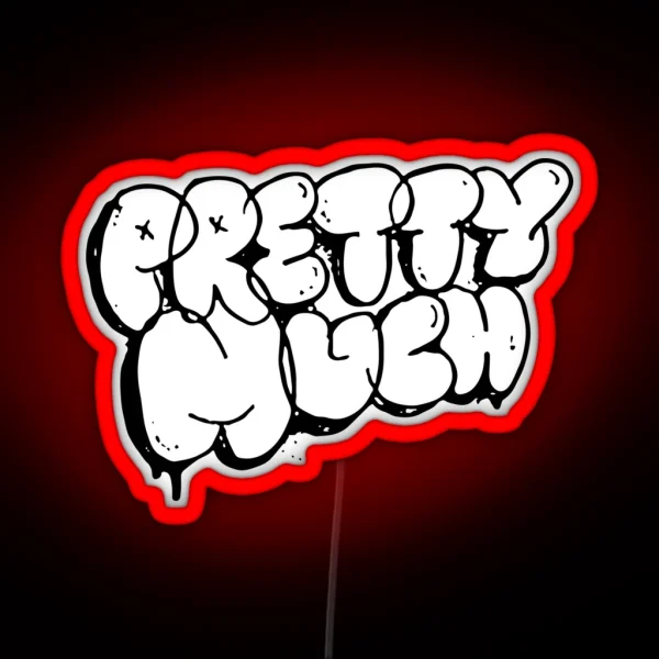 PRETTYMUCH GRAFFITI RGB Neon Sign