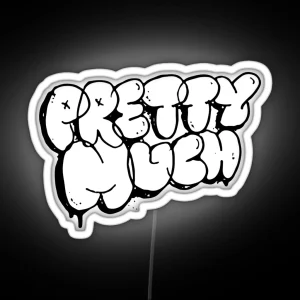 PRETTYMUCH GRAFFITI RGB Neon Sign