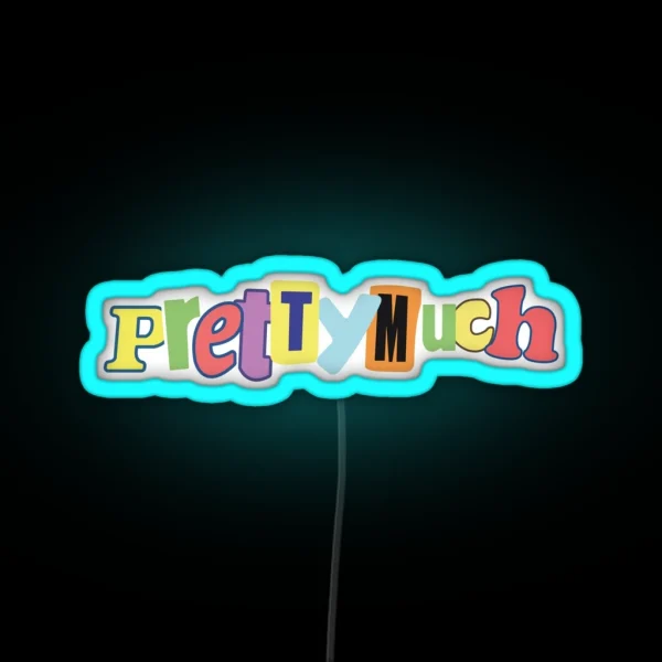 PRETTYMUCH RAINBOW RGB Neon Sign