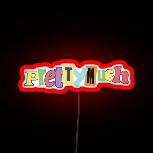 PRETTYMUCH RAINBOW RGB Neon Sign