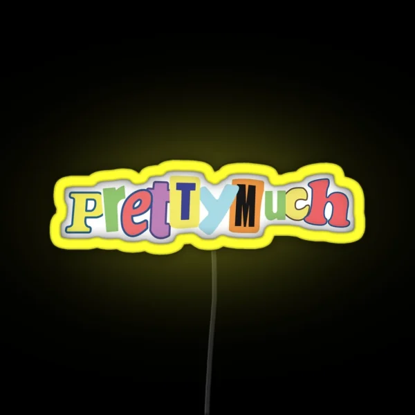 PRETTYMUCH RAINBOW RGB Neon Sign