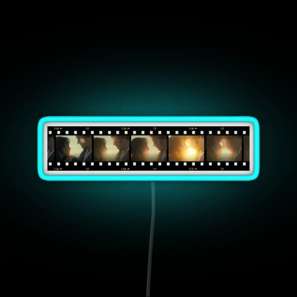 Pride And Prejudice 2005 Film Reel RGB Neon Sign